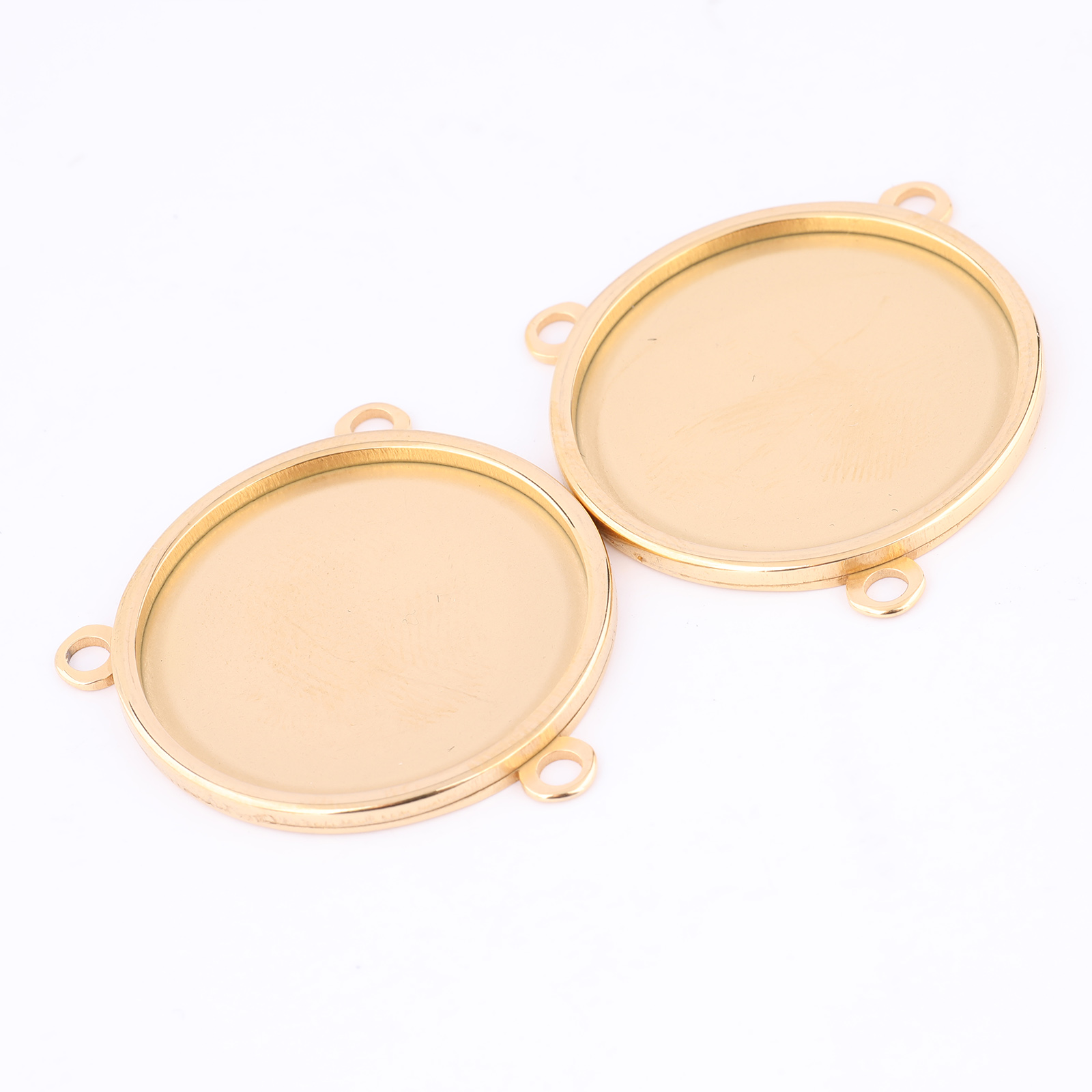 5 adet Paslanmaz Çelik Altın K - Bezels Set Pendant incelemesi ve fiyatı