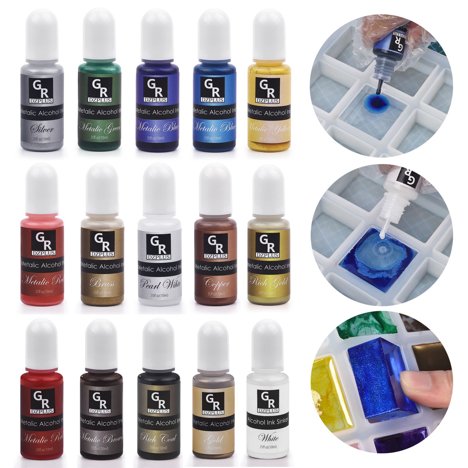 1 takım Reçine Pigment Kiti Sa - Resin Dye Alcohol incelemesi ve fiyatı