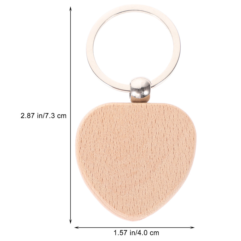 12 Adet Ahşap Anahtarlık Ham M - Wood Ring Blank incelemesi ve fiyatı
