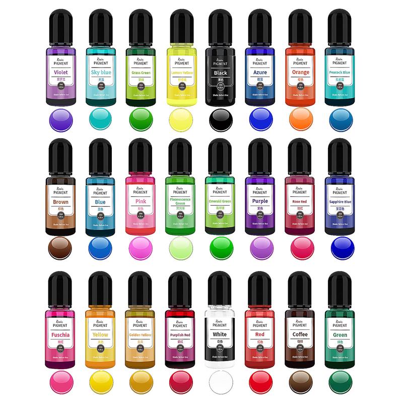 24 renk sanat mürekkep alkol r - Resin Dye Alcohol incelemesi ve fiyatı